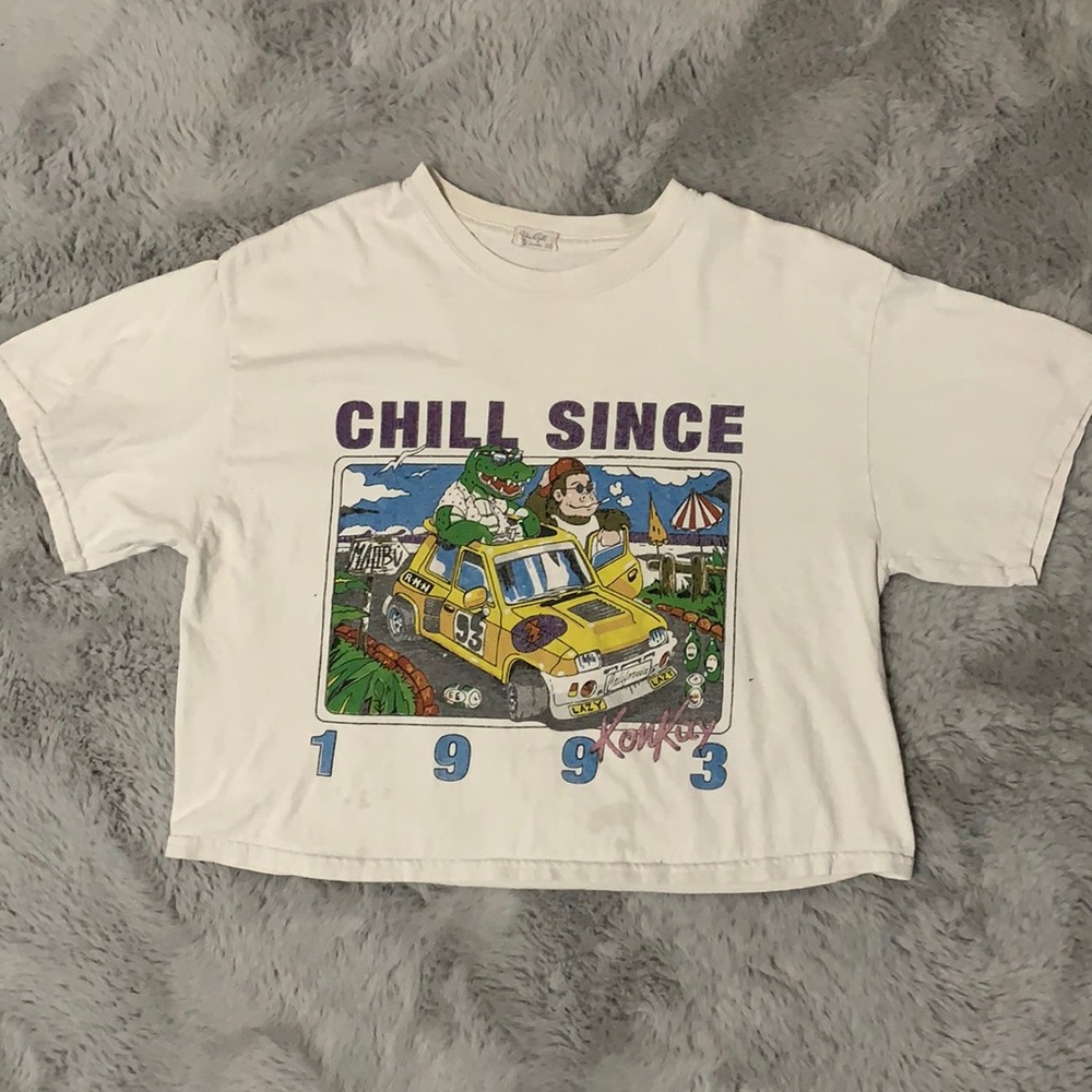 chill since brandy melville tee shirt
